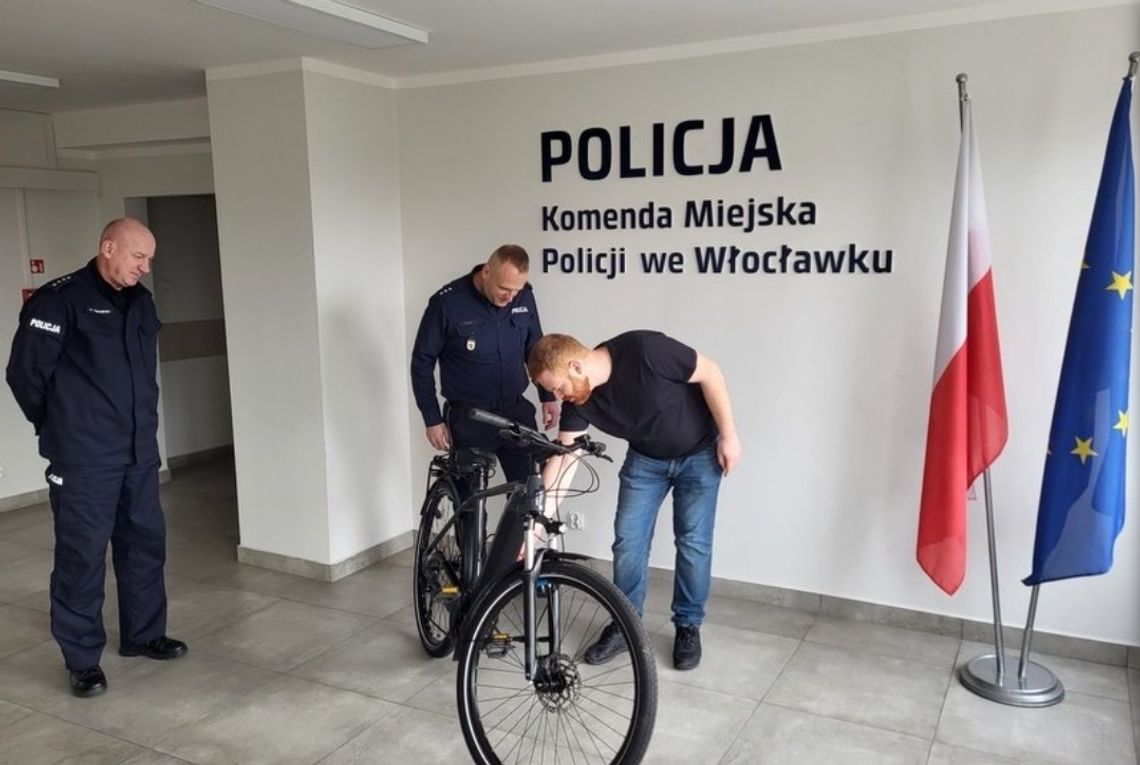 Obywatel Niemiec, któremu skradziono rower przyjechał do Włocławka po jego odbiór