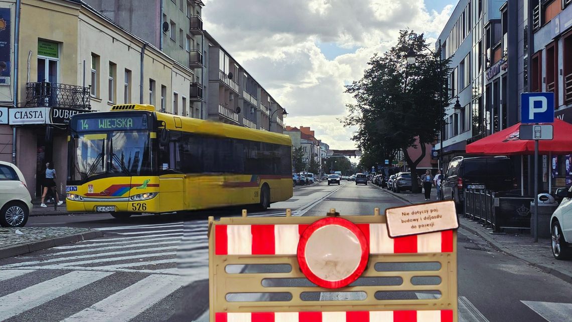 Od dnia 22 grudnia zamknięta będzie dla ruchu ul. Warszawska
