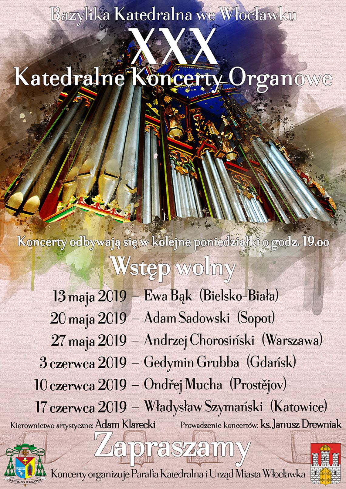 Od poniedziałku ruszają XXX Katedralne Koncerty Organowe