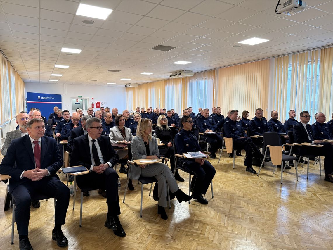 Odbyła się odprawa podsumowująca pracę KWP w 2024 roku
