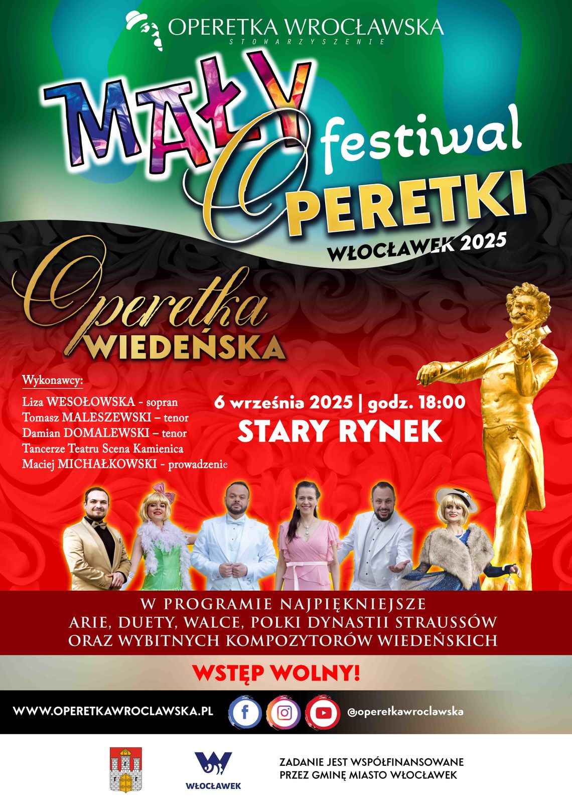 Operetka na Starym Rynku już dziś. Wstęp wolny Operetka na Starym Rynku już dziś. Wstęp wolny