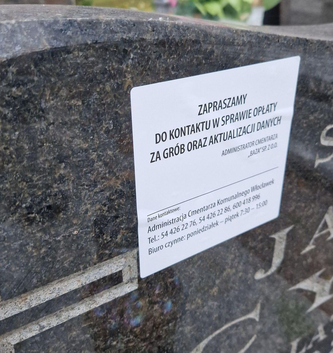 Opłaty cmentarne nielegalne. Przełomowy wyrok może mieć znaczenie także dla Włocławka