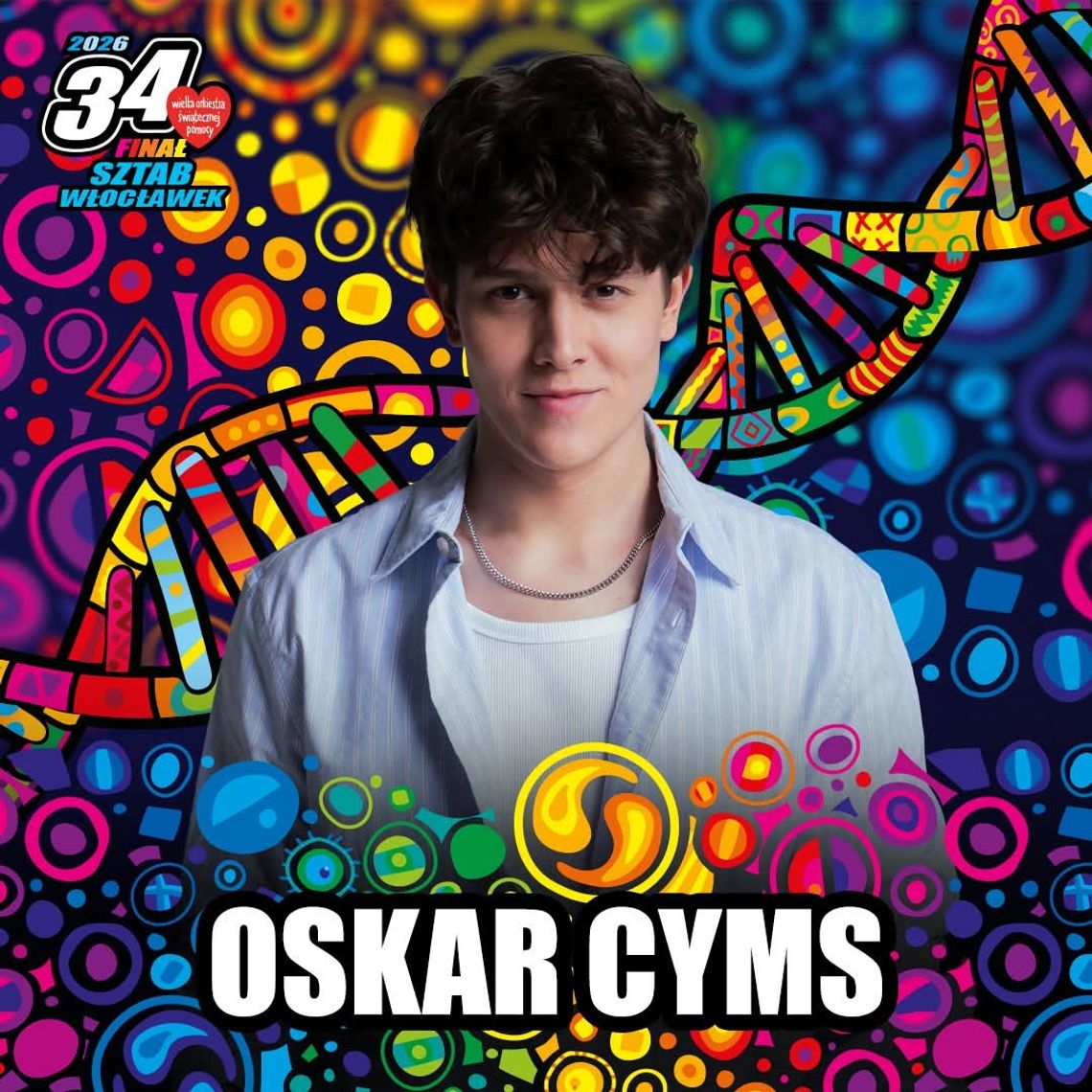 Oskar Cyms gwiazdą 34. Finału WOŚP we Włocławku