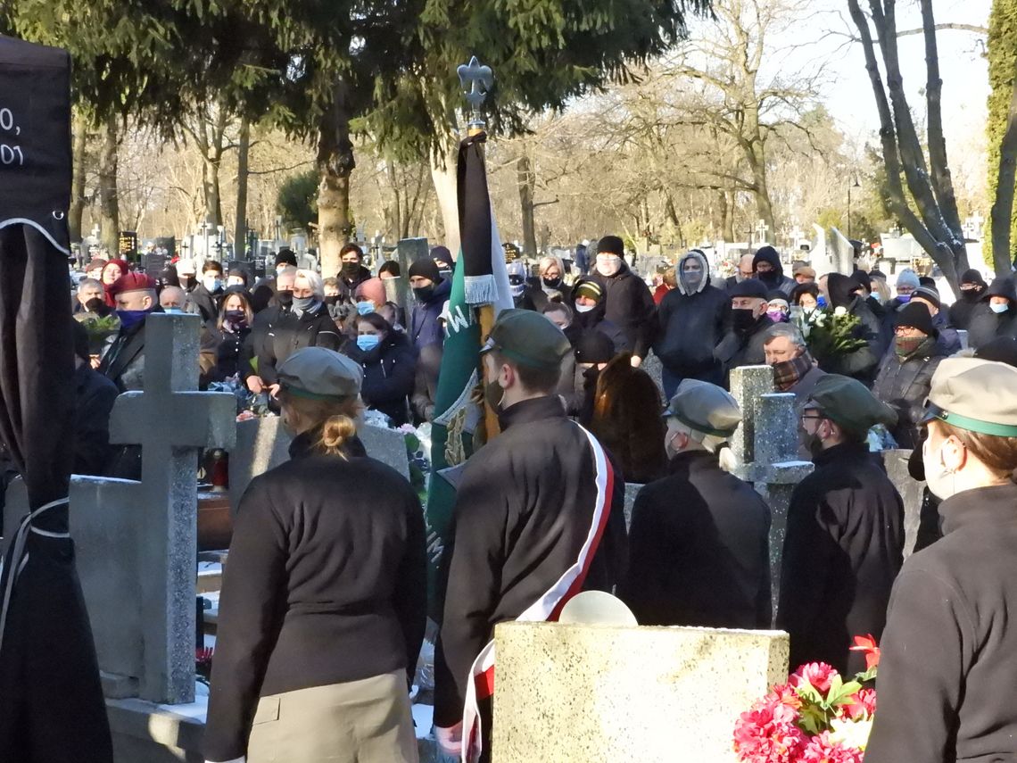 Ostatnie pożegnanie harcmistrza Eugeniusza Rożka