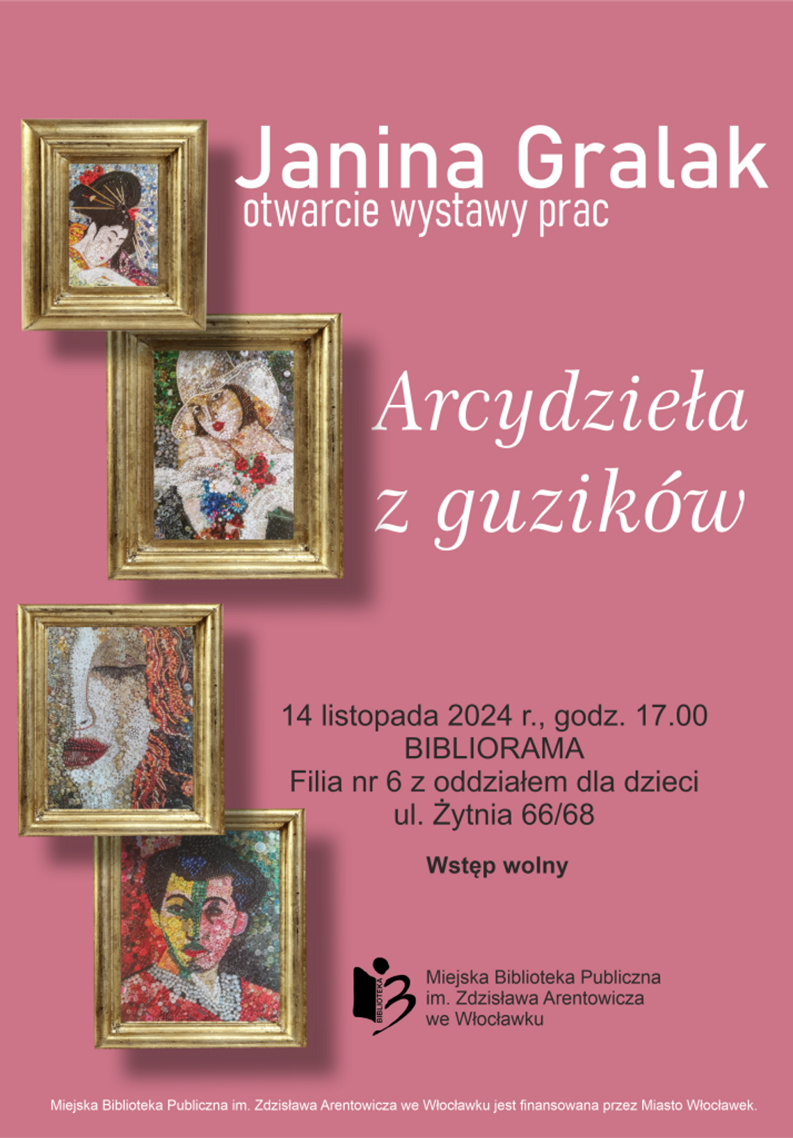 Otwarcie wystawy prac Janiny Gralak „Arcydzieła z guzików”