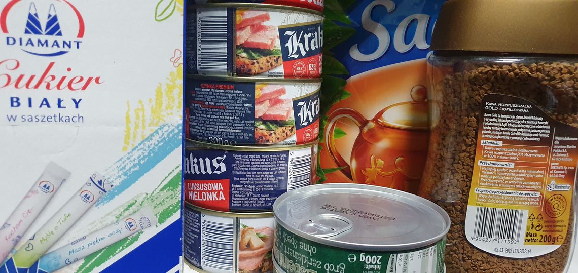 Paczki żywnościowe dla osób z dochodem poniżej 1 707,20 zł