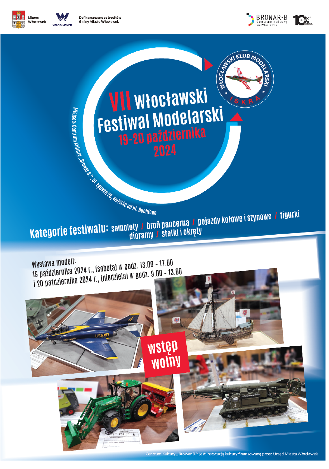 Padł rekord - blisko 800 modeli będzie można zobaczyć na VII Włocławskim Festiwalu Modelarskim