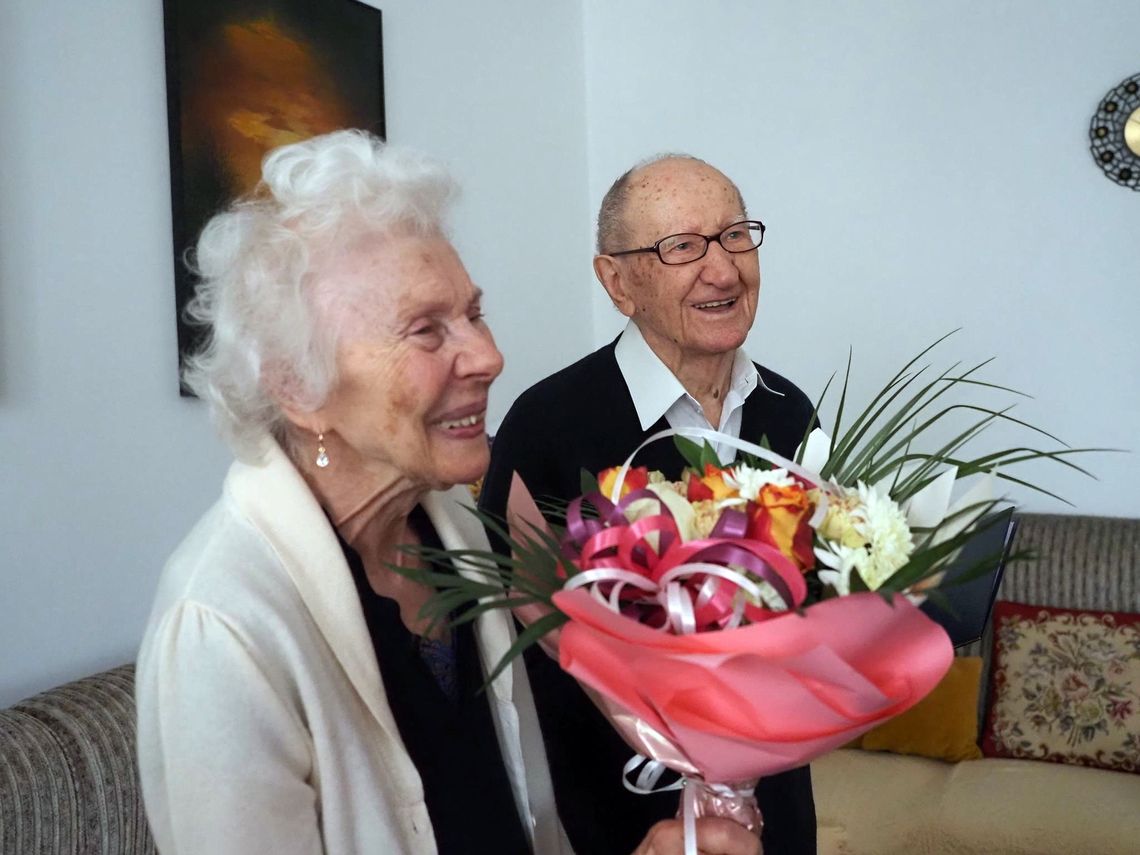 Pani Wiesława i Pan Zbigniew obchodzili kamienne gody. Są małżeństwem od 70 lat