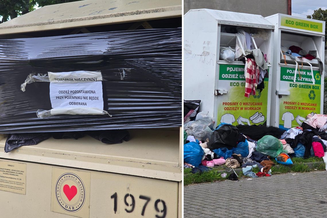 PCK likwiduje swoje pojemniki na tekstylia. We Włocławku już widać skutki tej decyzji