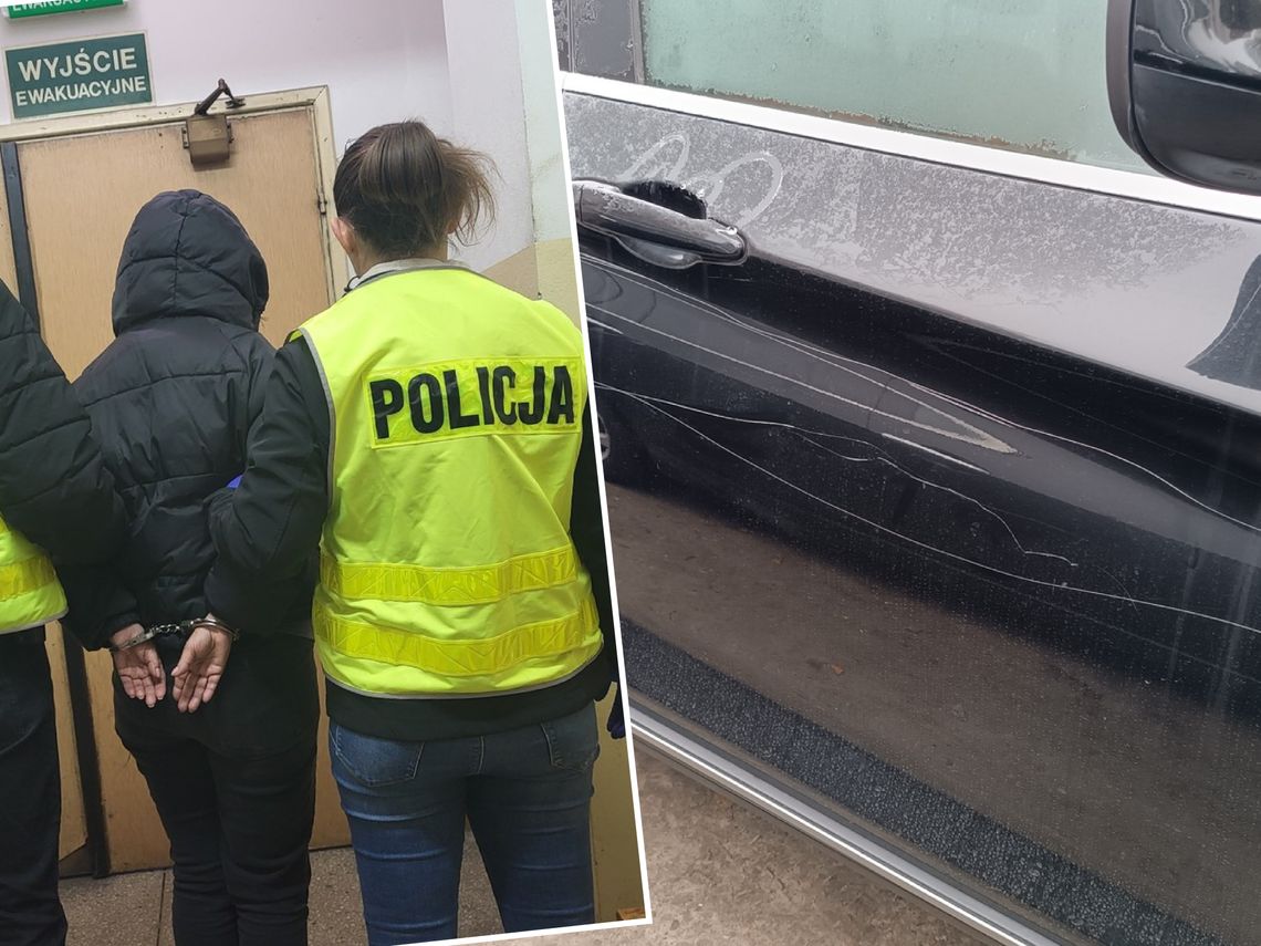 Policyjny pościg za kobietą która niszczyła auta. 52-latka z 18 zarzutami