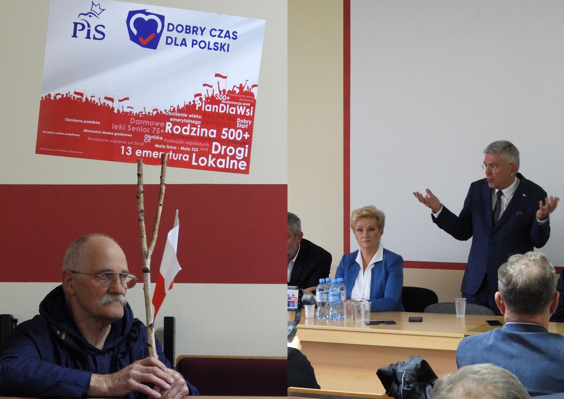 Poparcie na brzozowej gałązce, czyli spotkanie sympatyków z personami z PiSu