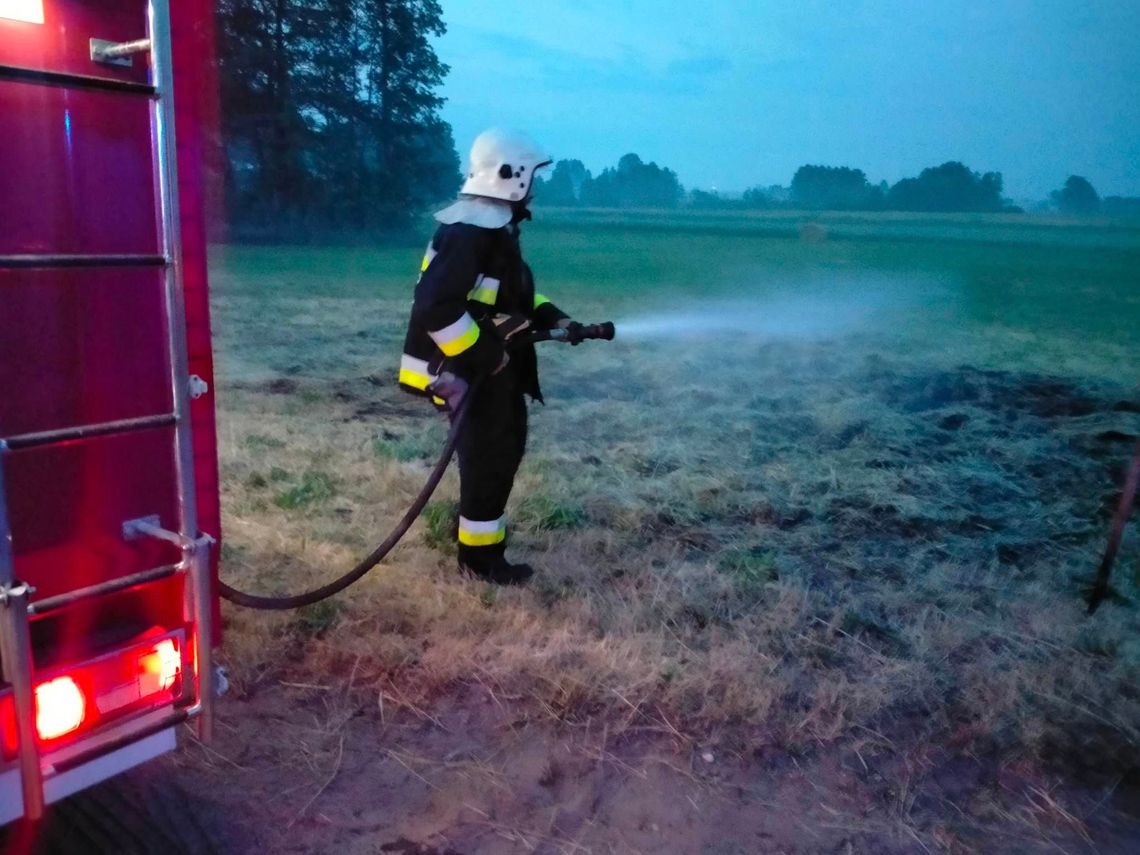 Pożar bel siana w gminie Izbica Kujawska. Doszło do podpalenia