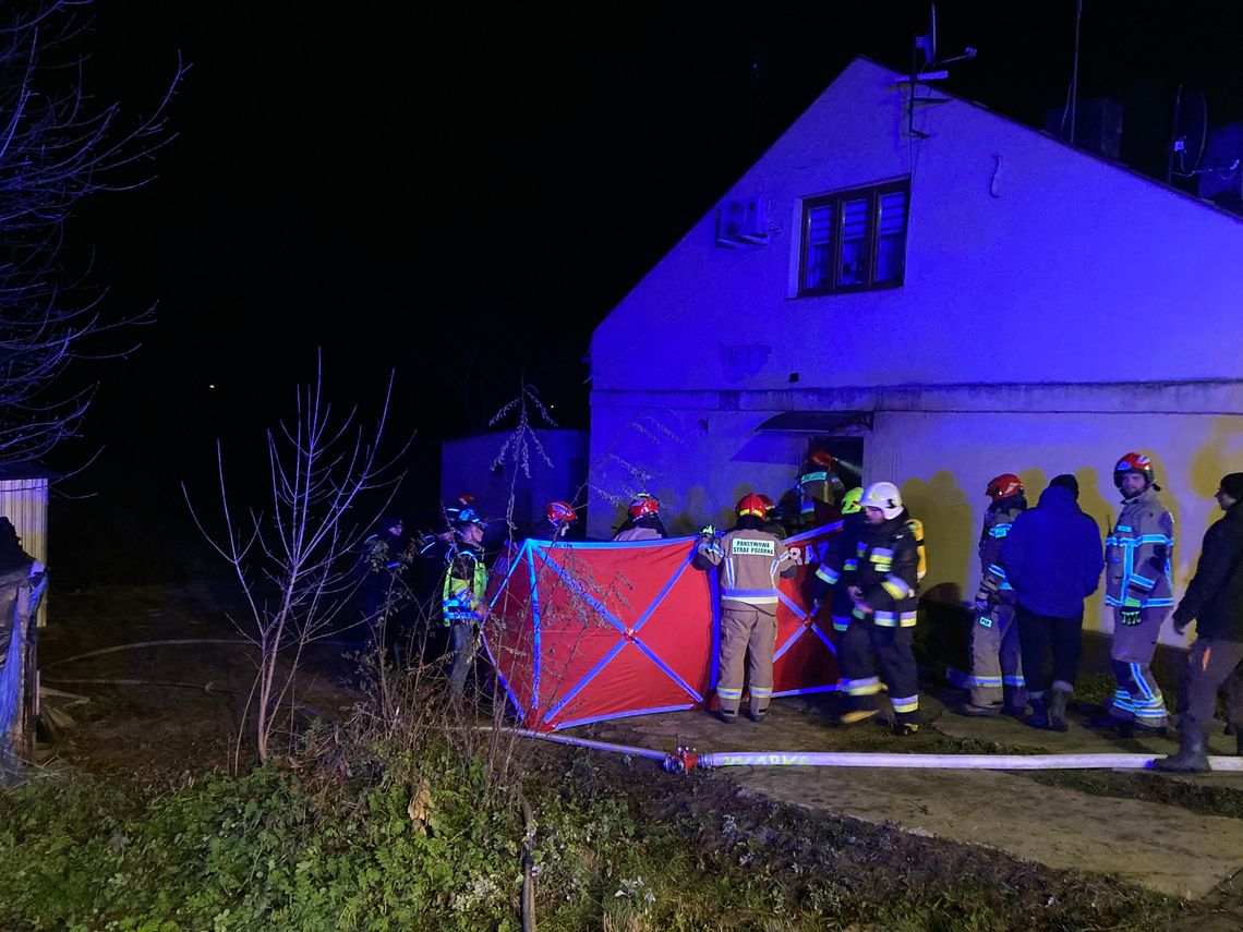 Pożar domu w Lubieniu Kujawskim, jest ofiara śmiertelna