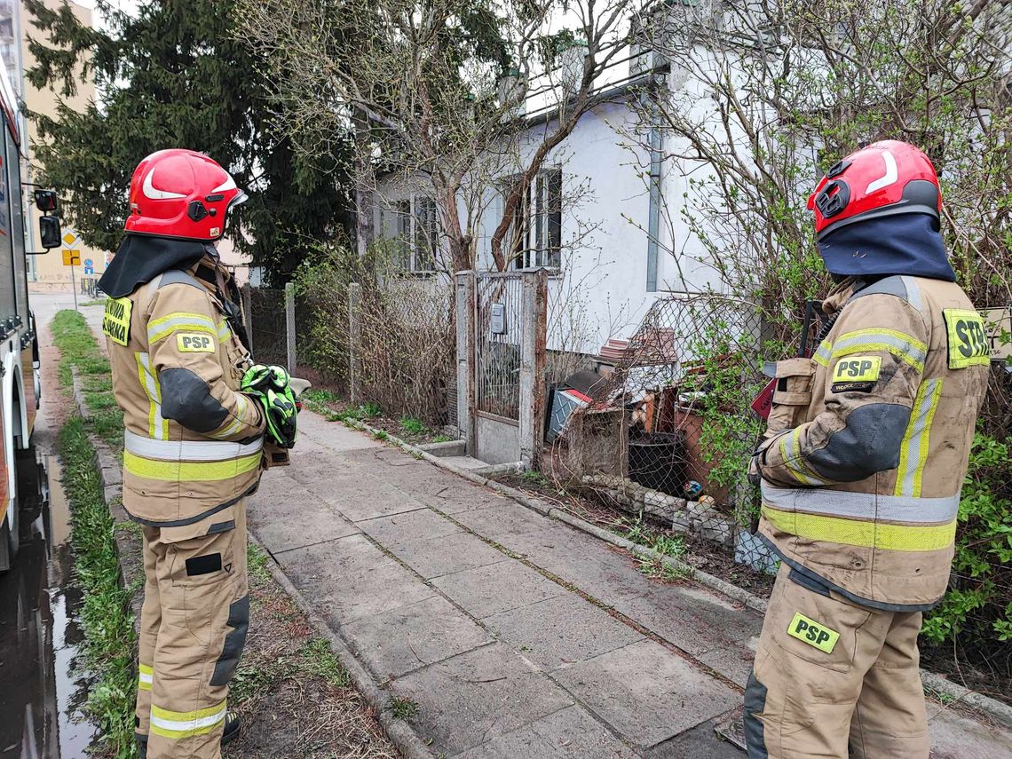 Pożar kuchni domu jednorodzinnego przy ul. Bajecznej
