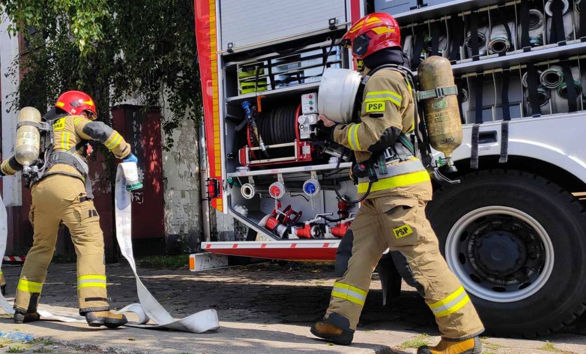 Pożar w kuchni na Plantach. Mieszkańcy czekali na balkonie na strażaków