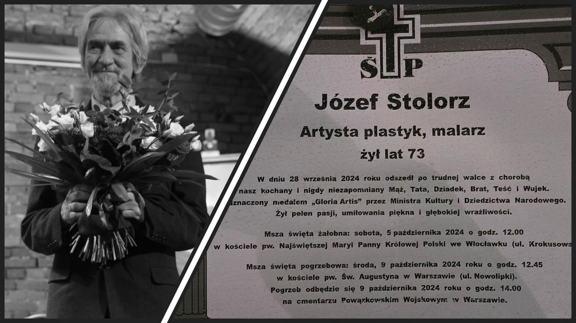 Józef Stolorz spocznie na Powązkach. We Włocławku obędzie się msza żałobna Józef Stolorz spocznie na Powązkach. We Włocławku obędzie się msza żałobna