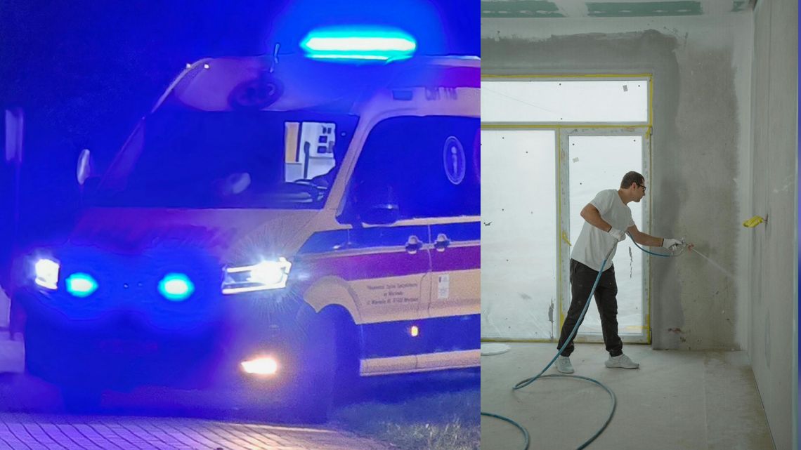 Pracownik zakładu recyklingu w gm. Bobrowniki doznał poparzeń twarzy i oczu