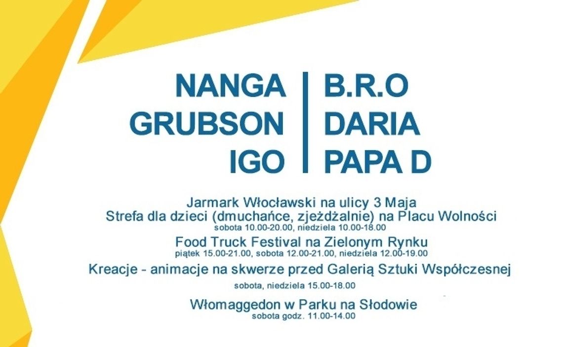 Program Dni Włocławka 2022
