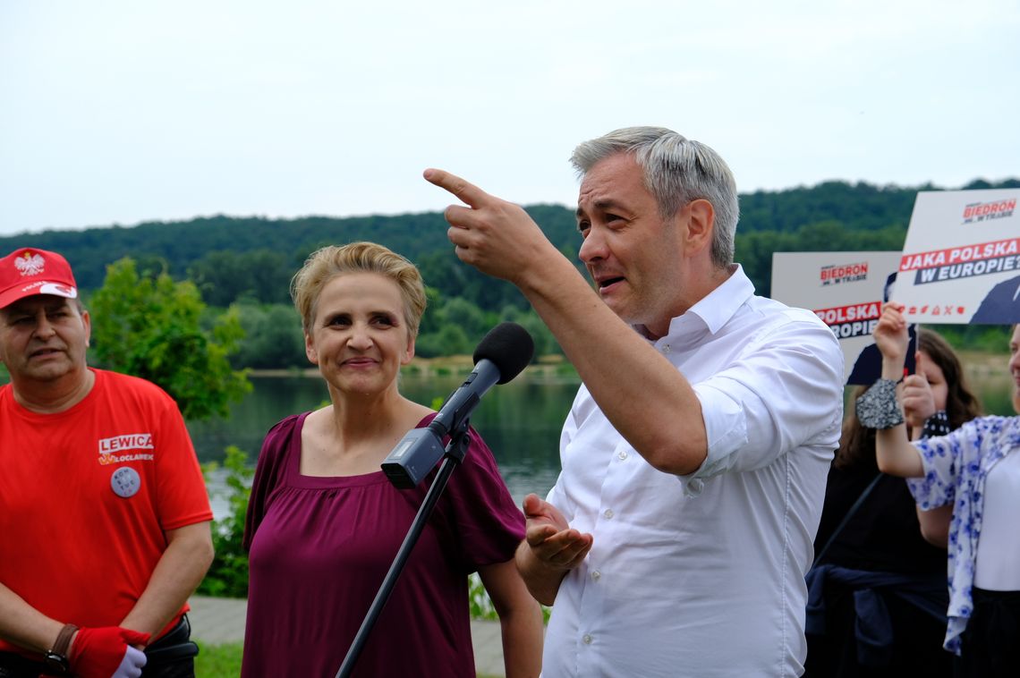 R. Biedroń we Włocławku: "Aby wszystkim żyło się lepiej, a nie tylko tym z legitymacją PiS"
