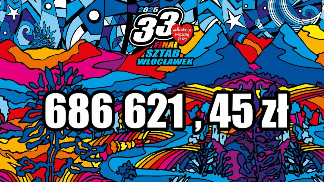 Rekordowa kwota zebrana na WOŚP we Włocławku