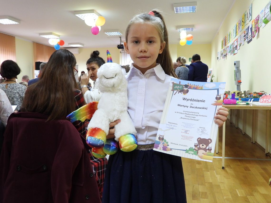 Rozstrzygnięcie XV Międzyszkolnego Konkursu Plastycznego "Bezpieczny Pierwszak" 2019