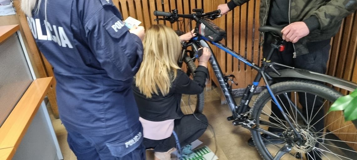Ruszyła akcja znakowania rowerów Ruszyła akcja znakowania rowerów