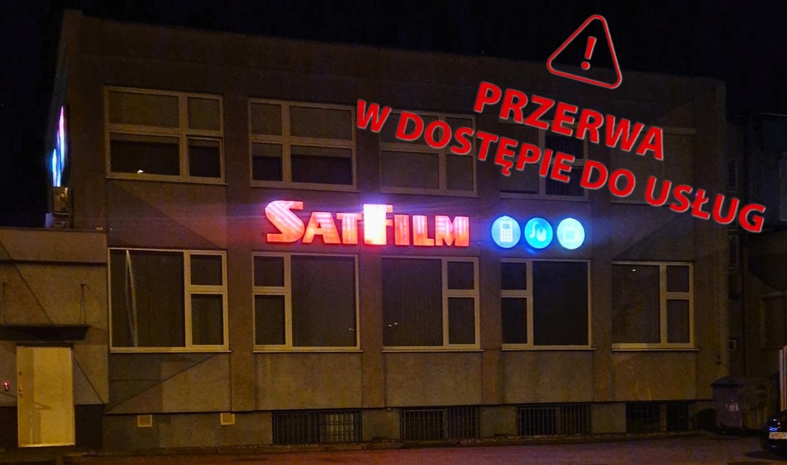 Sat Film zapowiada nocną przerwę w dostępie do usług