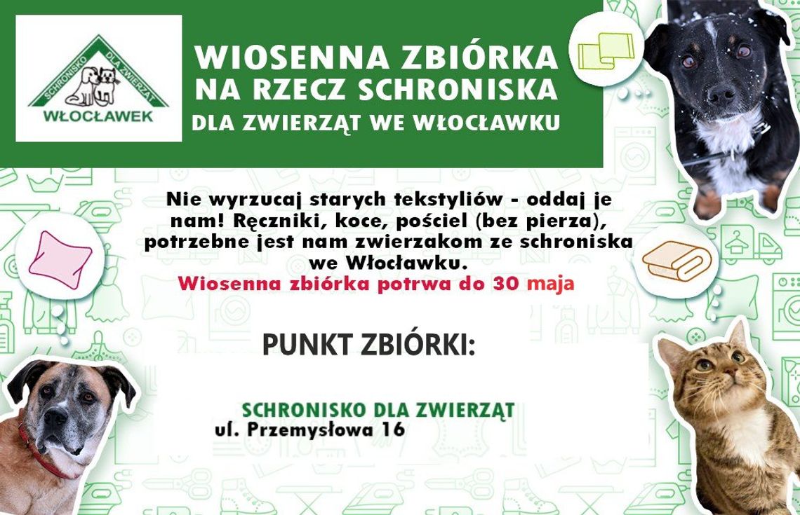 Schronisko dla Zwierząt prosi o koce, ręczniki i pościel
