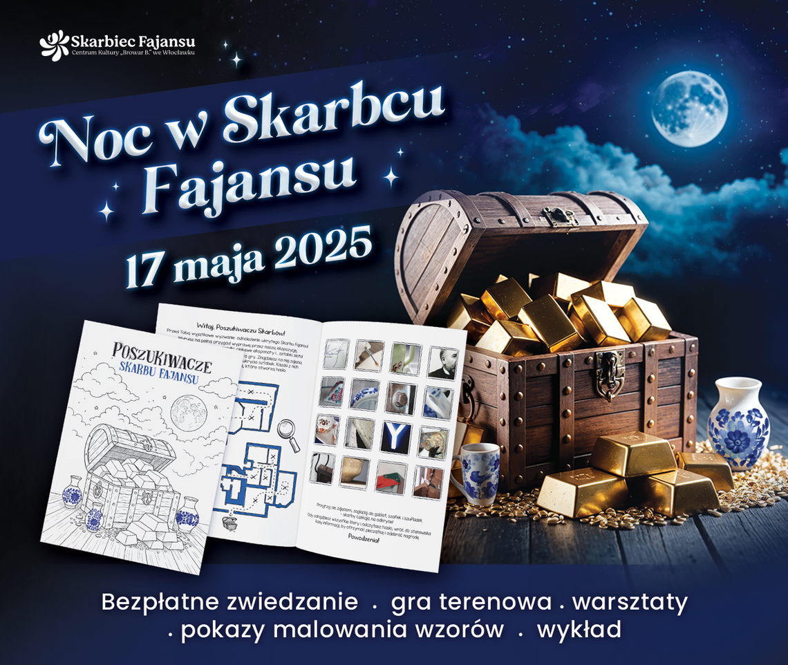Skarbiec Fajansu zaprasza na wyjątkowe wydarzenie – „Noc w Skarbcu Fajansu”