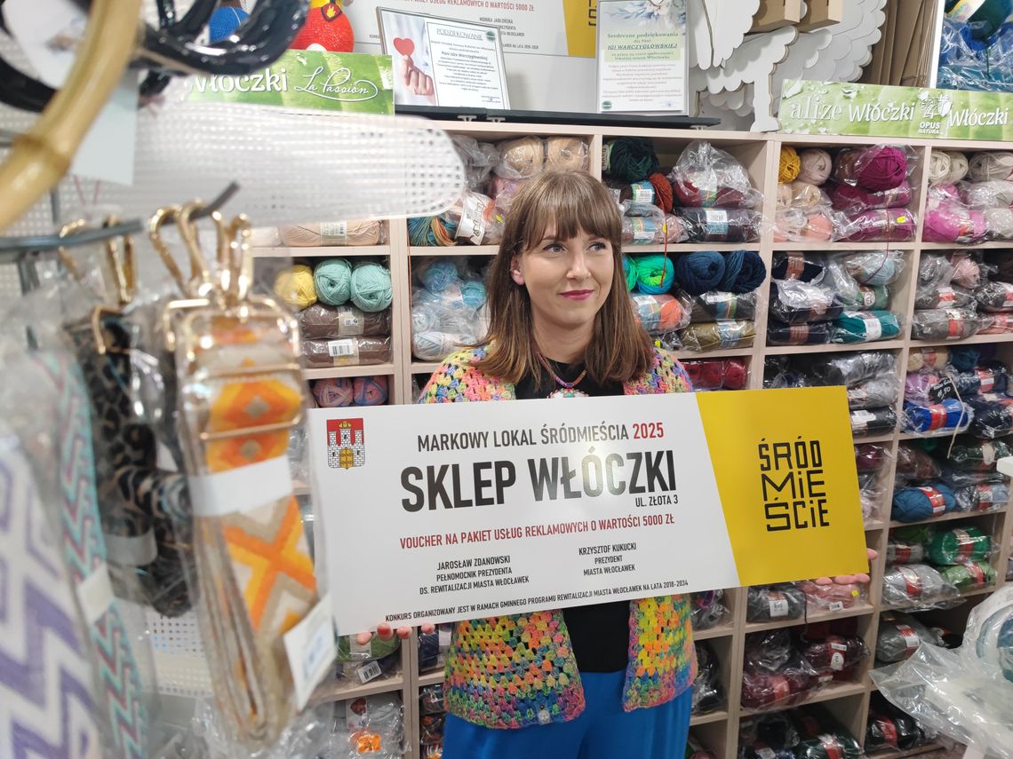 Sklep Włóczki drugi raz został Markowym Lokalem Śródmieścia