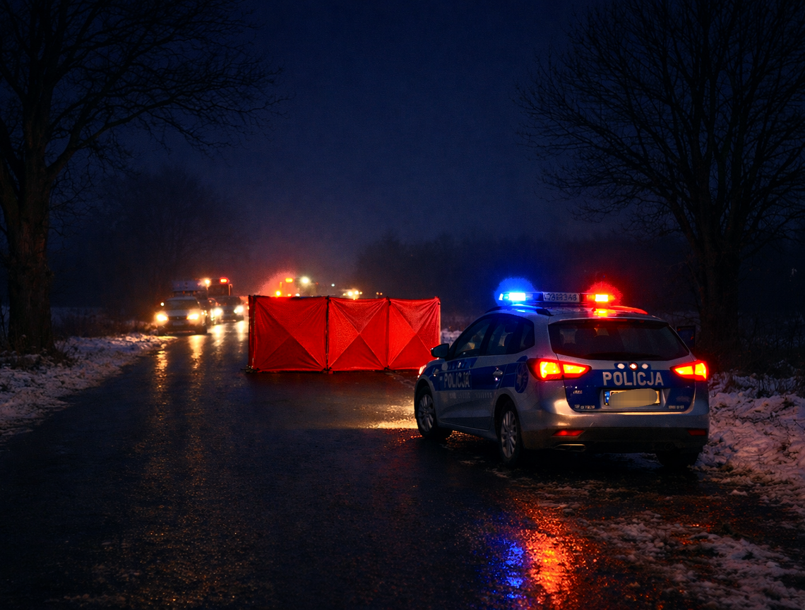 Śmiertelne potrącenie 58-latka w Lubrańcu - Parcele