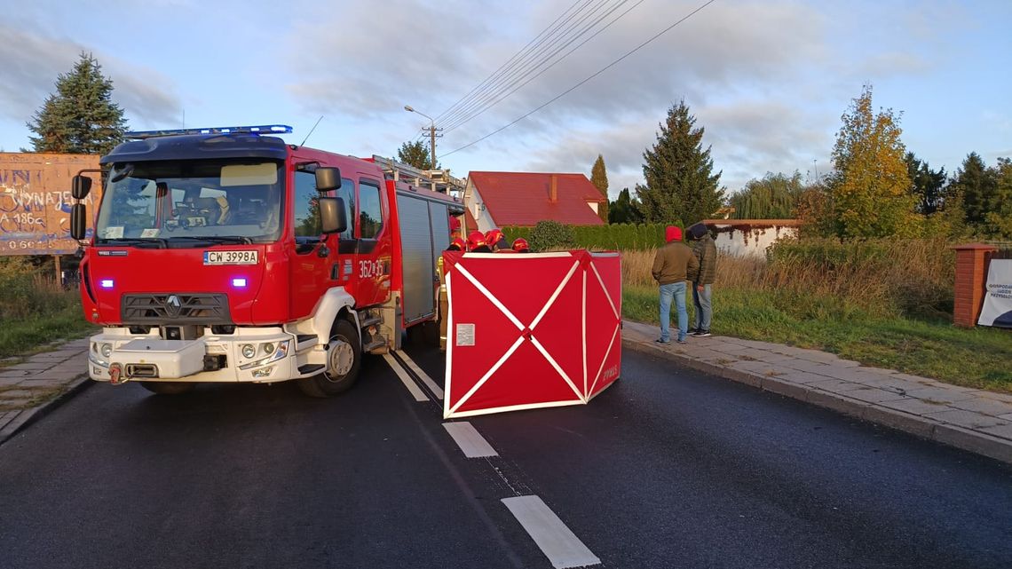 Śmiertelne potrącenie na ul. Płockiej. Nie żyje 38-latka