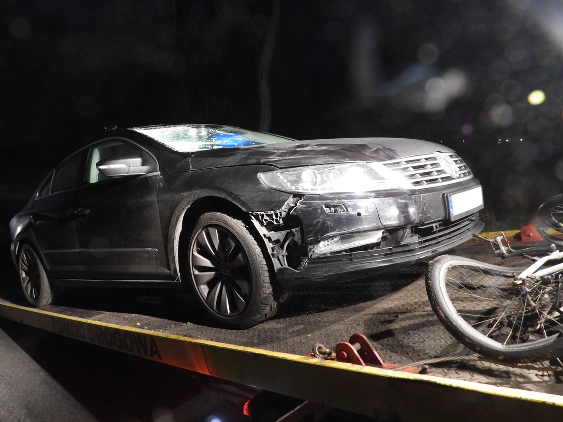 Śmiertelne potrącenie rowerzysty pod Włocławkiem