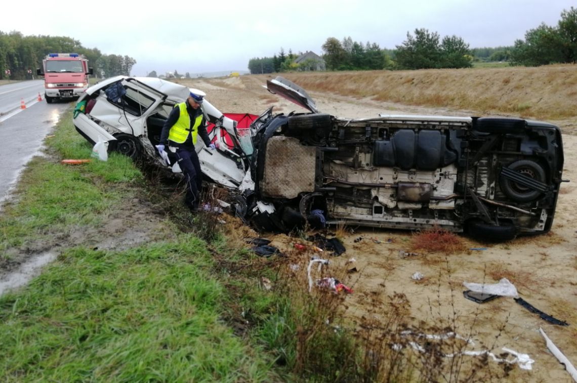 Śmiertelny wypadek na drodze krajowej nr 5