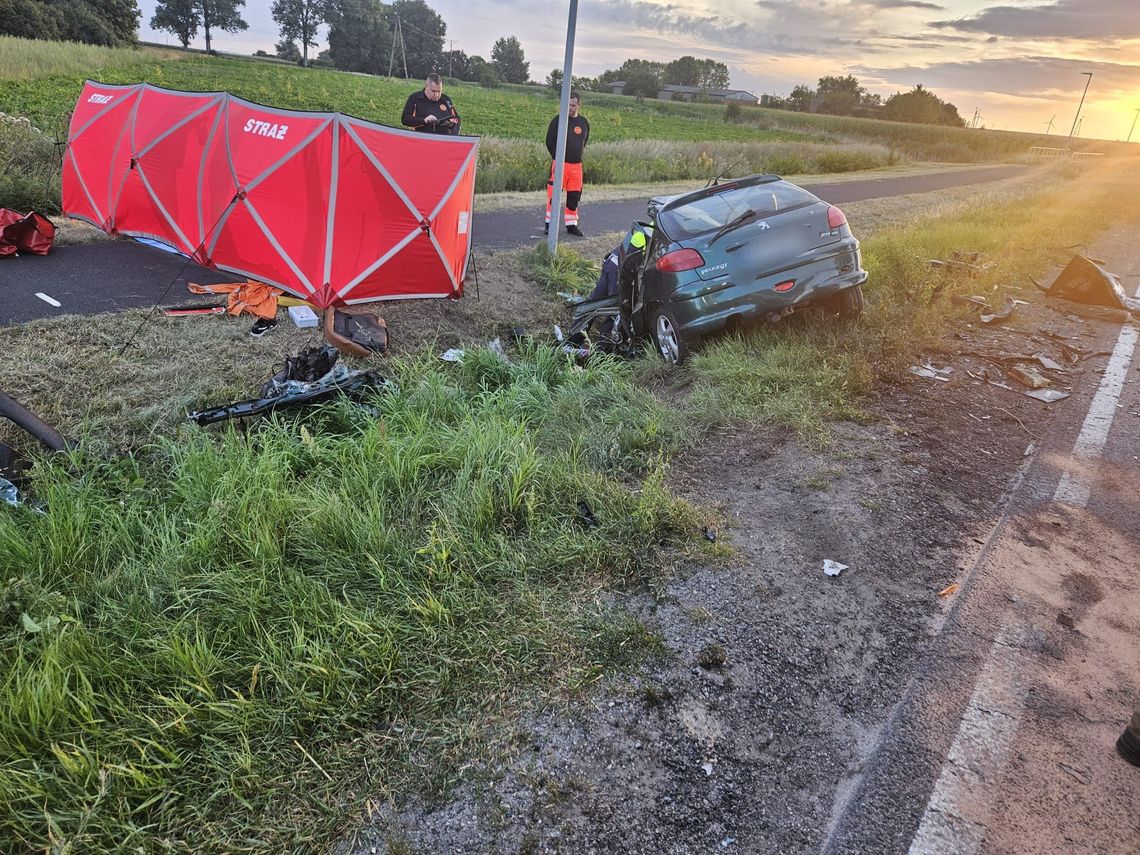 Śmiertelny wypadek w Starym Brześciu. Zginął 32-letni kierowca