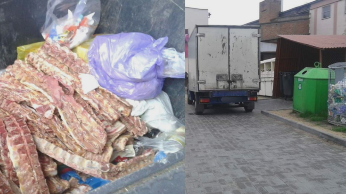 Sprawa podrzucanych odpadów mięsnych na ul.Wyszyńskiego trafiła do Sanepidu