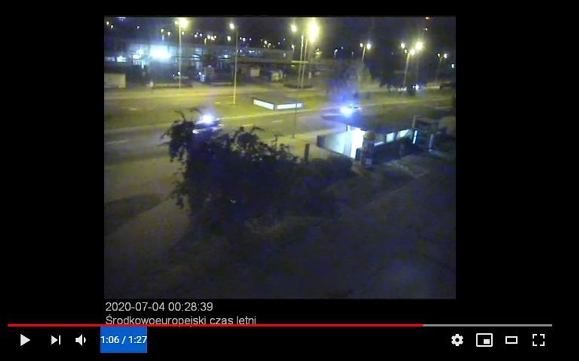 Straż Miejska opublikowała nagranie z monitoringu głośnego pościgu BMW