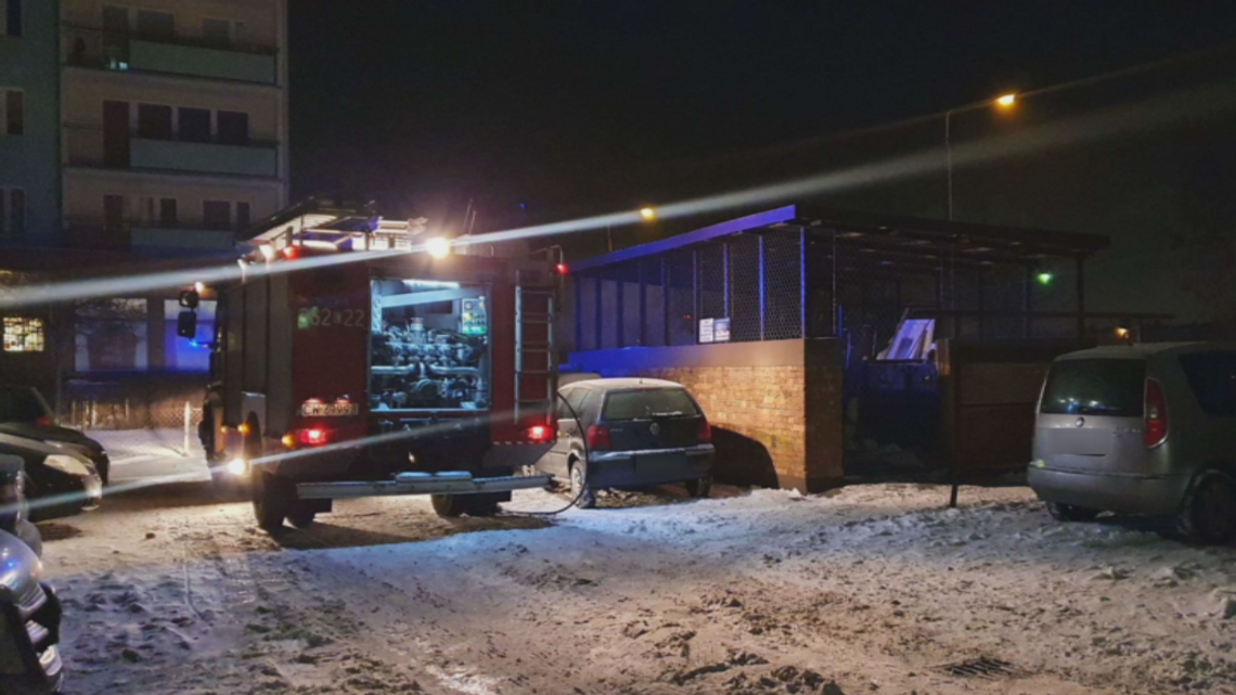 Straż Pożarna interweniowała na Placu Kolanowszczyzny