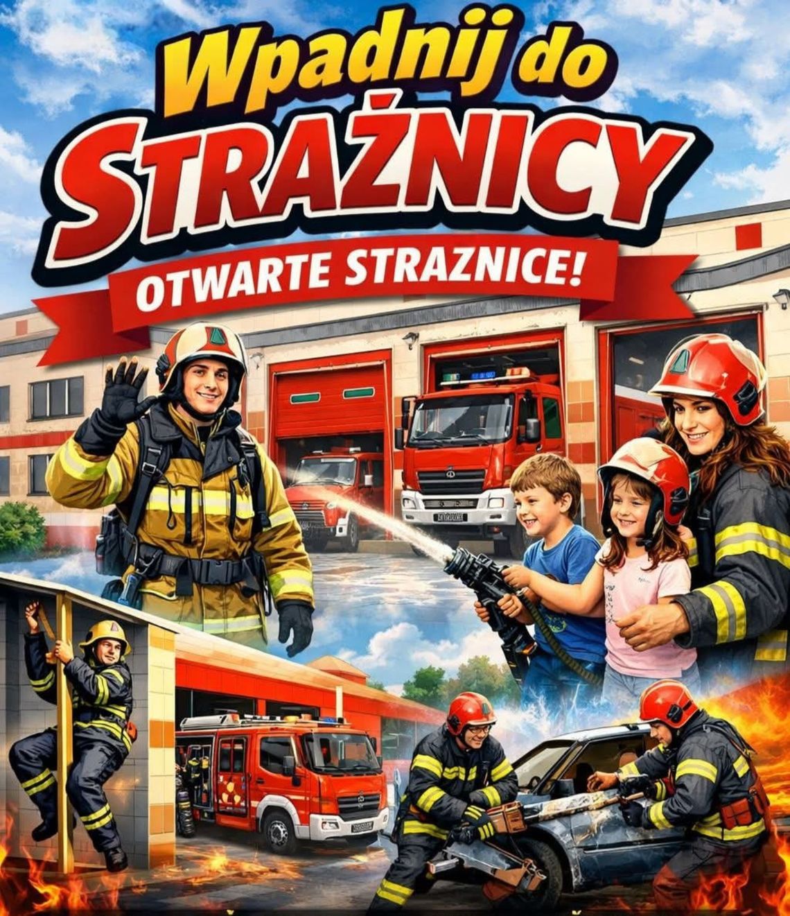 Strażacy otwierają drzwi swoich strażnic i zapraszają rodziny Strażacy otwierają drzwi swoich strażnic i zapraszają rodziny