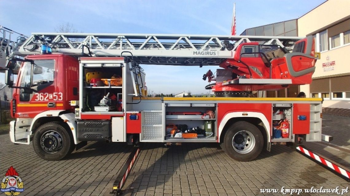 Strażacy z Włocławka mają nowy wóz bojowy - koszt ponad 2, 5 mln zł