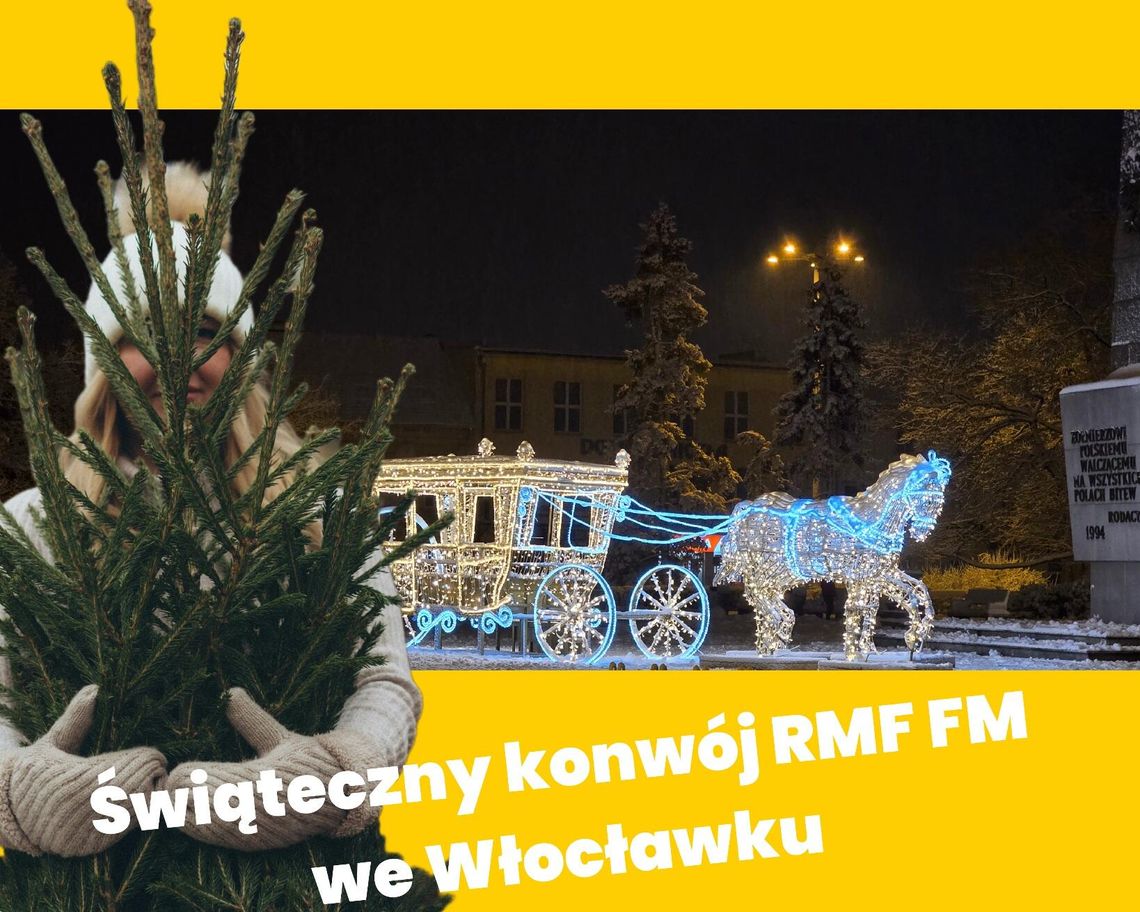 Świąteczny konwój RMF FM 9 grudnia we Włocławku