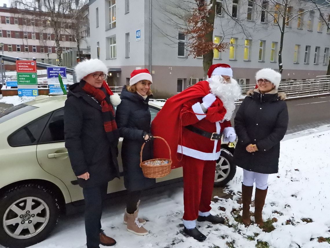 Święty Mikołaj odwiedził włocławski szpital