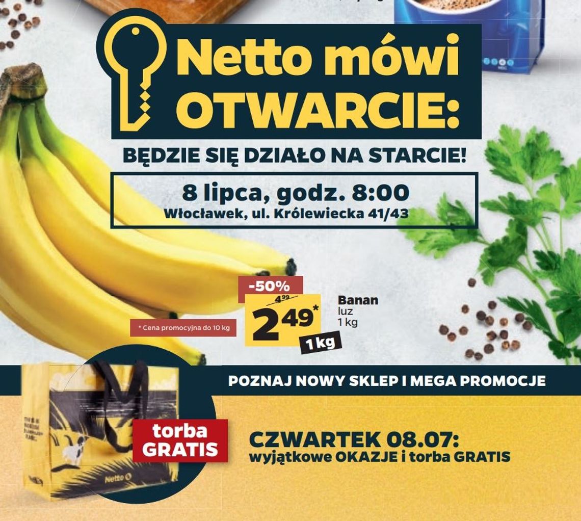 Takie torby będą rozdawać na otwarciu Netto już w czwartek. Będzie powtórka z wiaderkami z Castoramy?