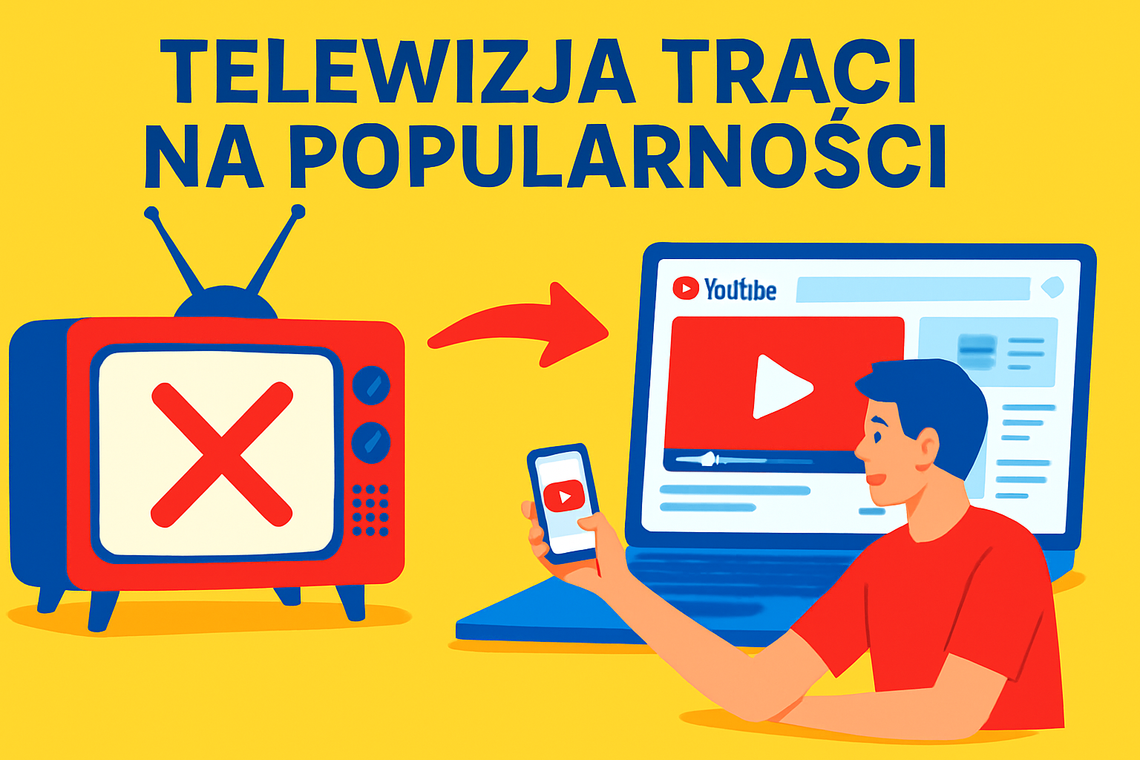 Telewizja traci na popularności. Tylko ponad 53 proc. Polaków ogląda telewizję każdego dnia