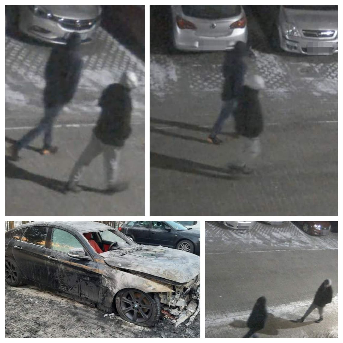 To mogą być sprawcy podpalenia samochodu przy ul. Krasińskiego