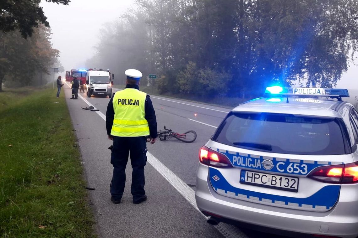 Tragiczne skutki potrącenia pieszego na DK 10