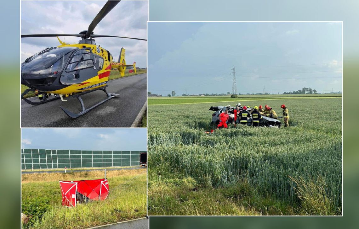Śmiertelny wypadek na A1 – jest akt oskarżenia wobec kierowcy BMW