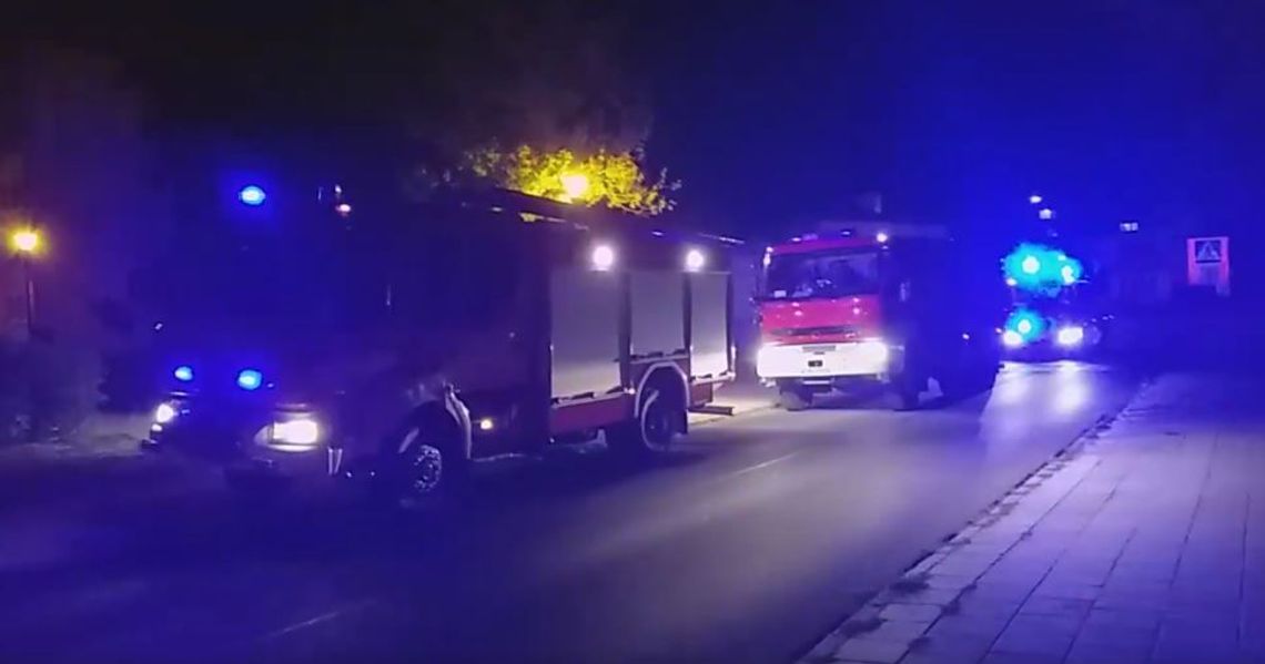 Trzy jednostki straży pożarnej gasiły pożar wczorajszej nocy na Zazamczu