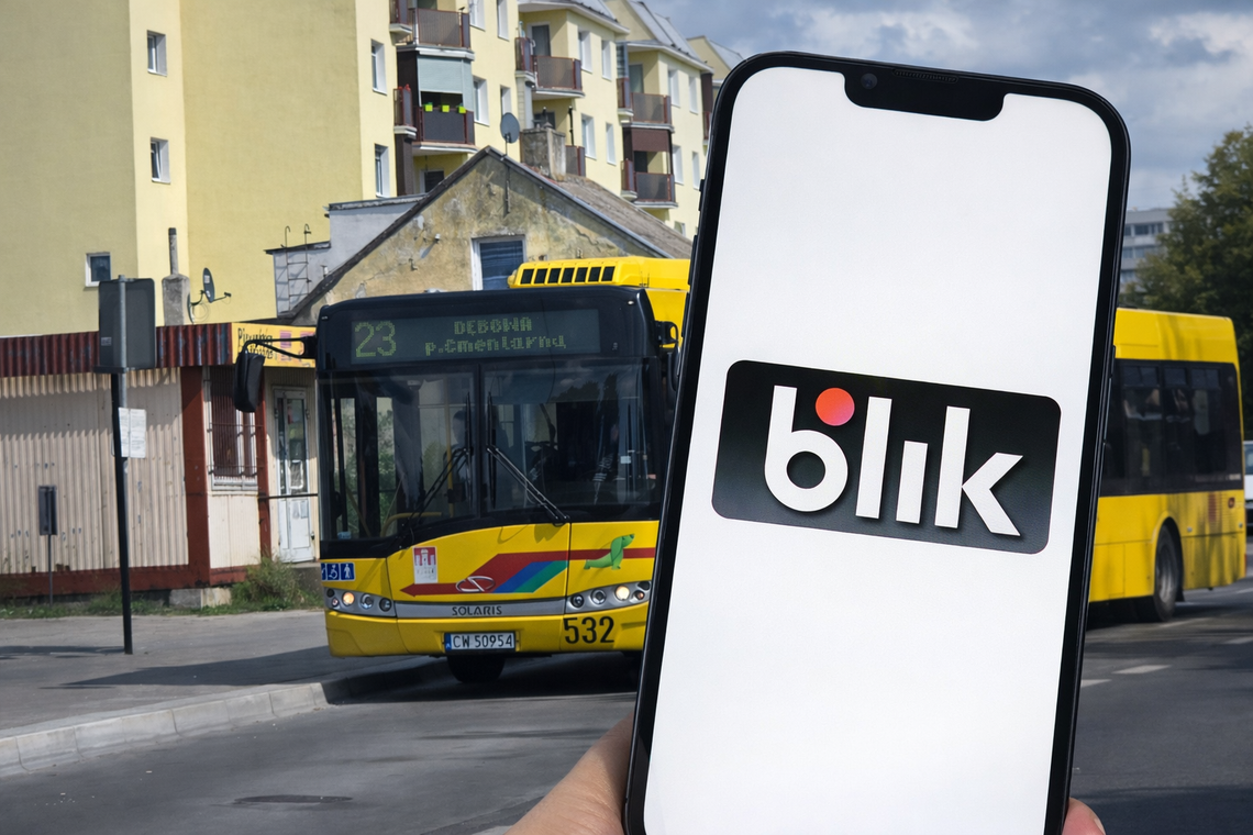 W biletomatach autobusowych MPK od teraz można płacić Blik