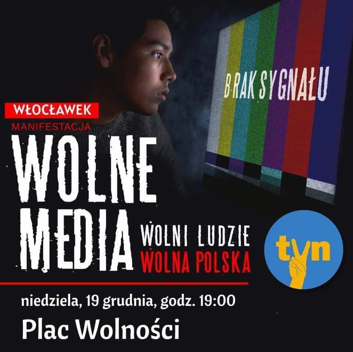 W niedzielę o 19.00 na placu Wolności manifestacja "Wolne media, wolni ludzie"
